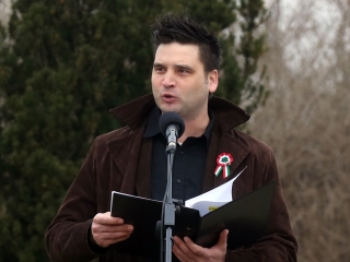 Március 15. - Ünnepség és koszorúzás a '48-as emlékműnél - fotó: Sándor Judit