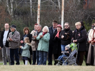 Március 15. - Ünnepség és koszorúzás a '48-as emlékműnél - fotó: Sándor Judit