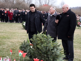Március 15. - Ünnepség és koszorúzás a '48-as emlékműnél - fotó: Sándor Judit