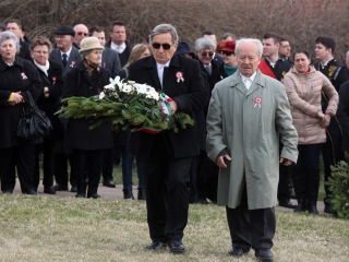Március 15. - Ünnepség és koszorúzás a '48-as emlékműnél - fotó: Sándor Judit