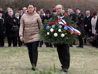 Március 15. - Ünnepség és koszorúzás a '48-as emlékműnél - fotó: Sándor Judit