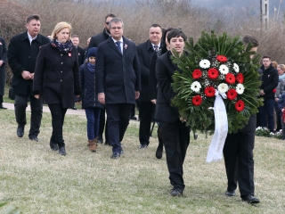 Március 15. - Ünnepség és koszorúzás a '48-as emlékműnél - fotó: Sándor Judit