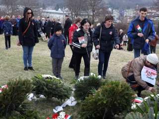 Március 15. - Ünnepség és koszorúzás a '48-as emlékműnél - fotó: Sándor Judit