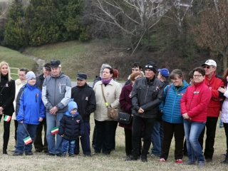 Március 15. - Ünnepség és koszorúzás a '48-as emlékműnél - fotó: Sándor Judit