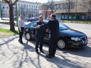 Aleksandar Dragicevic látogatása Dunaújvárosban - fotó: Ónodi Zoltán