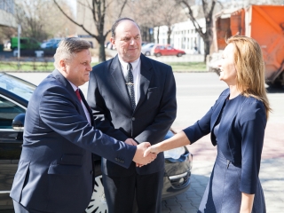 Aleksandar Dragicevic látogatása Dunaújvárosban - fotó: Ónodi Zoltán