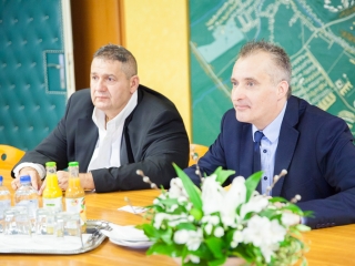 Aleksandar Dragicevic látogatása Dunaújvárosban - fotó: Ónodi Zoltán