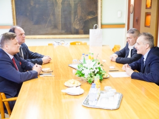 Aleksandar Dragicevic látogatása Dunaújvárosban - fotó: Ónodi Zoltán