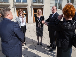 Aleksandar Dragicevic látogatása Dunaújvárosban - fotó: Ónodi Zoltán