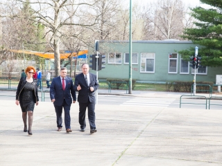 Aleksandar Dragicevic látogatása Dunaújvárosban - fotó: Ónodi Zoltán