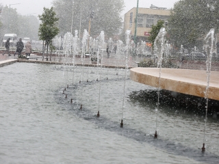 Hull a pelyhes áprilisi hó...  - fotó: Sándor Judit