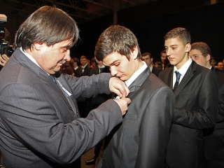 Bánki iskola szalagavató ünnepsége - fotó: Sándor Judit