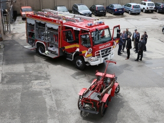 Megújult a tűzoltóállomás, megjött az új tűzoltókocsi - fotó: Sándor Judit