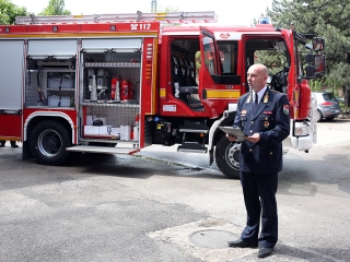 Megújult a tűzoltóállomás, megjött az új tűzoltókocsi - fotó: Sándor Judit