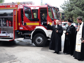 Megújult a tűzoltóállomás, megjött az új tűzoltókocsi - fotó: Sándor Judit