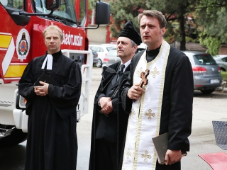 Megújult a tűzoltóállomás, megjött az új tűzoltókocsi - fotó: Sándor Judit