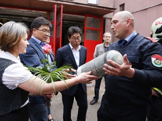 Megújult a tűzoltóállomás, megjött az új tűzoltókocsi - fotó: Sándor Judit