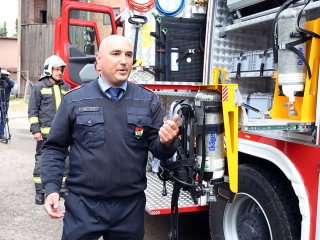 Megújult a tűzoltóállomás, megjött az új tűzoltókocsi - fotó: Sándor Judit