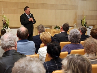 Lakossági fórum a "C" szárnyban - fotó: Sándor Judit