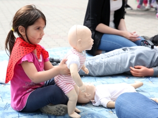 Nyílt nap a mentősöknél - fotó: Sándor Judit