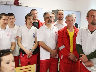 Nyílt nap a mentősöknél - fotó: Sándor Judit