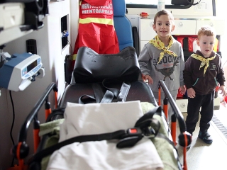 Nyílt nap a mentősöknél - fotó: Sándor Judit