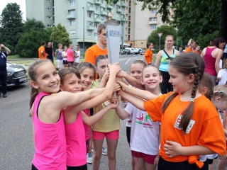 Olimpiai lángfutás a városban - fotó: Sándor Judit