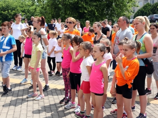 Olimpiai lángfutás a városban - fotó: Sándor Judit