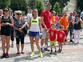 Olimpiai lángfutás a városban - fotó: Sándor Judit