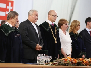 Diplomaosztó az egyetemen (2017) - fotó: Sándor Judit