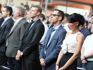 Diplomaosztó az egyetemen (2017) - fotó: Sándor Judit