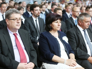 Diplomaosztó az egyetemen (2017) - fotó: Sándor Judit