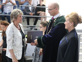 Diplomaosztó az egyetemen (2017) - fotó: Sándor Judit