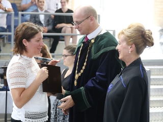 Diplomaosztó az egyetemen (2017) - fotó: Sándor Judit