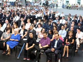 Diplomaosztó az egyetemen (2017) - fotó: Sándor Judit