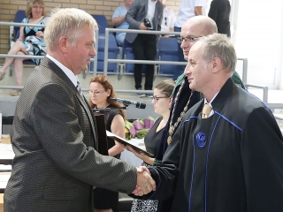 Diplomaosztó az egyetemen (2017) - fotó: Sándor Judit