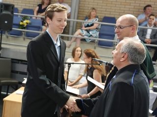 Diplomaosztó az egyetemen (2017) - fotó: Sándor Judit