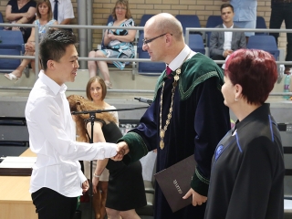 Diplomaosztó az egyetemen (2017) - fotó: Sándor Judit