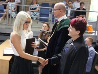 Diplomaosztó az egyetemen (2017) - fotó: Sándor Judit