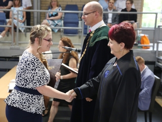 Diplomaosztó az egyetemen (2017) - fotó: Sándor Judit