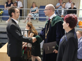 Diplomaosztó az egyetemen (2017) - fotó: Sándor Judit