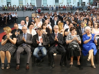 Diplomaosztó az egyetemen (2017) - fotó: Sándor Judit