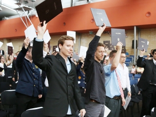 Diplomaosztó az egyetemen (2017) - fotó: Sándor Judit