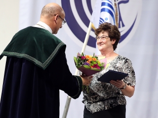 Diplomaosztó az egyetemen (2017) - fotó: Sándor Judit