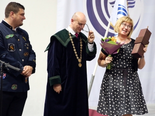 Diplomaosztó az egyetemen (2017) - fotó: Sándor Judit