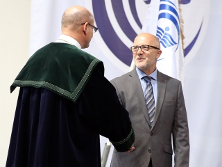 Diplomaosztó az egyetemen (2017) - fotó: Sándor Judit