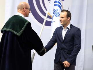 Diplomaosztó az egyetemen (2017) - fotó: Sándor Judit
