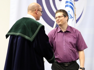 Diplomaosztó az egyetemen (2017) - fotó: Sándor Judit