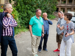 Sajtótájékoztató és bejárás a Bocskai utcában - fotó: Ónodi Zoltán