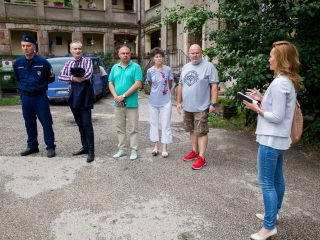Sajtótájékoztató és bejárás a Bocskai utcában - fotó: Ónodi Zoltán